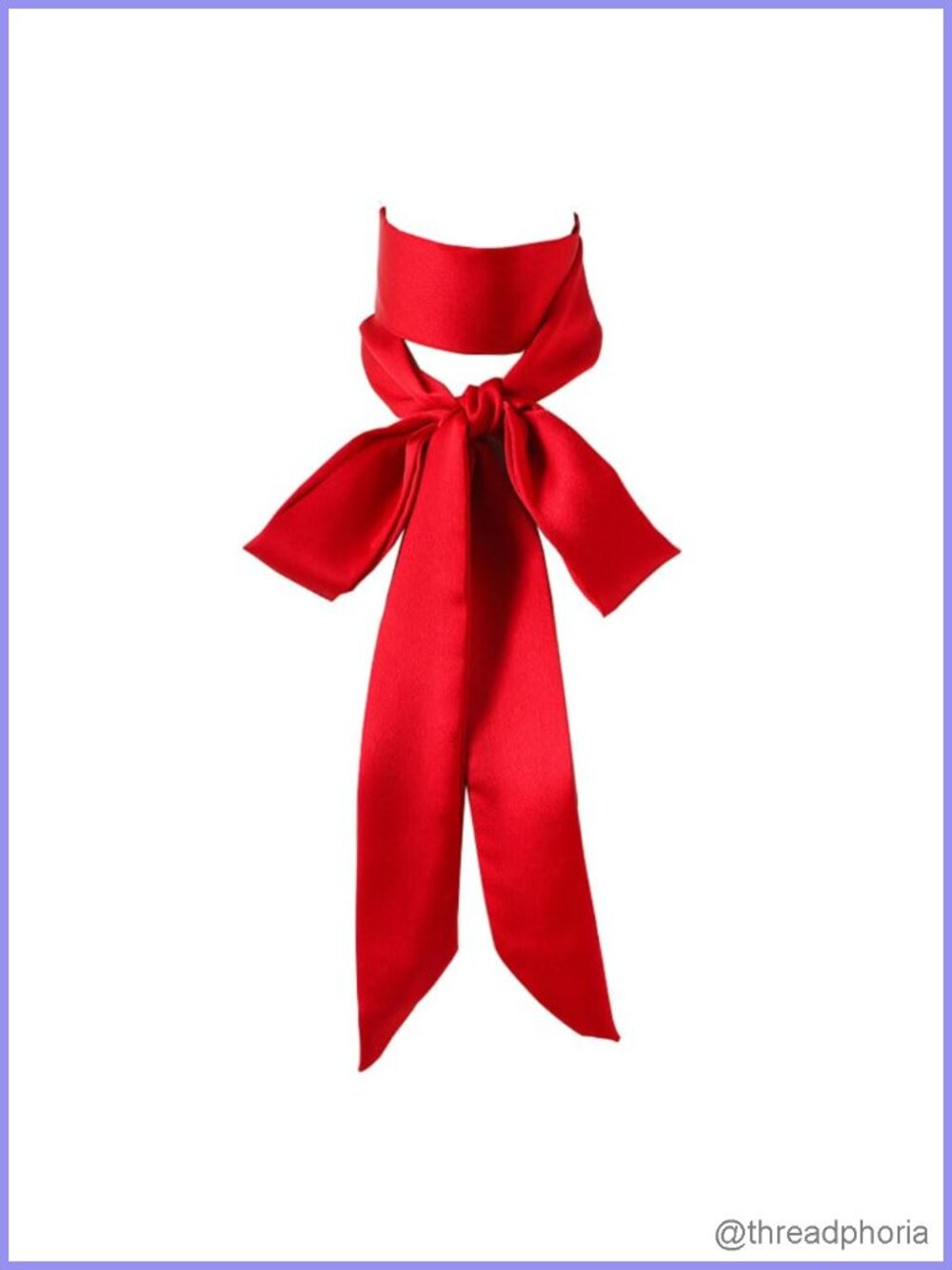 Silk Long Skinny Scarf Neckerchief Ribbon Tie Waist Belt Women